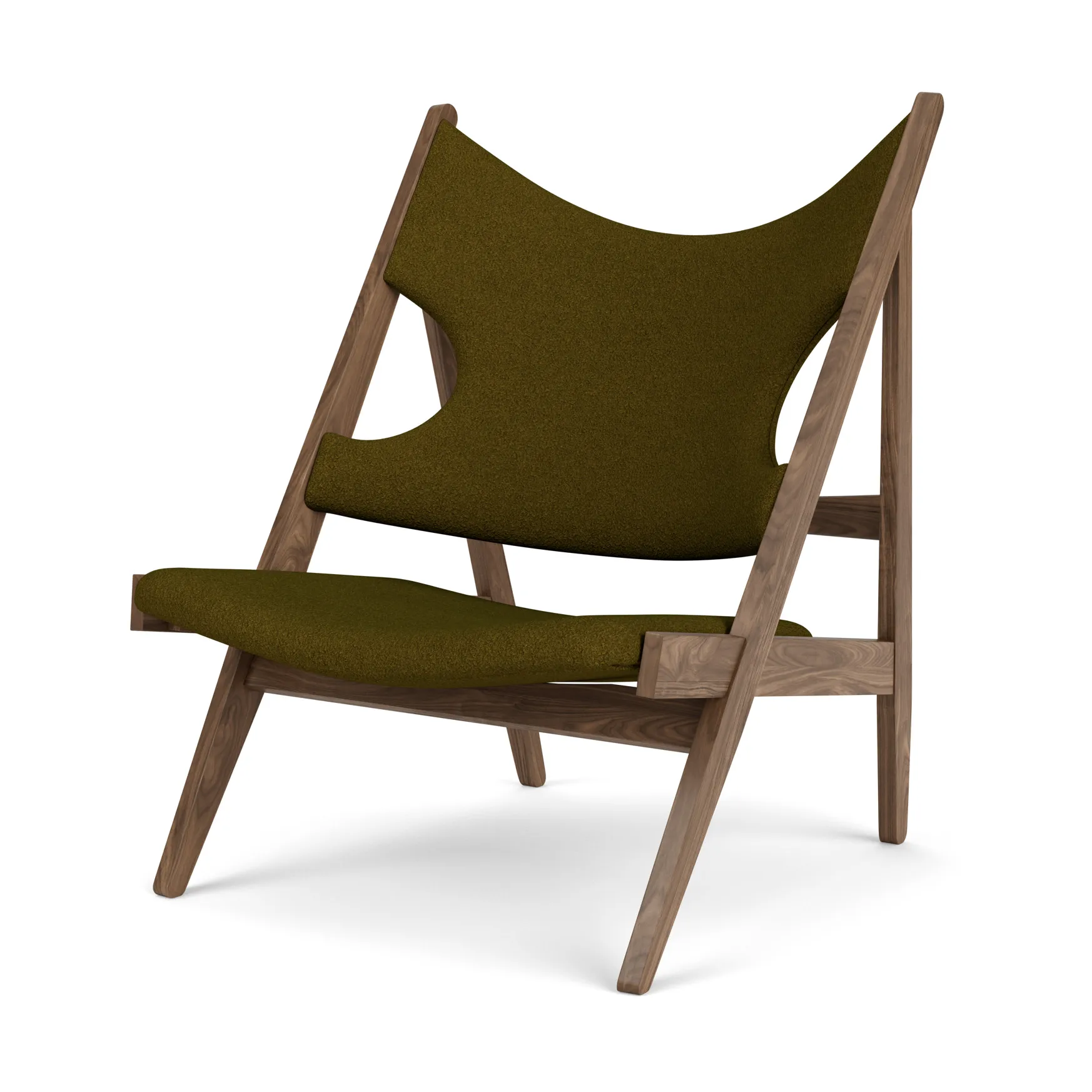 Knitting loungefauteuil, Walnut-Baru 0950 Audo Copenhagen