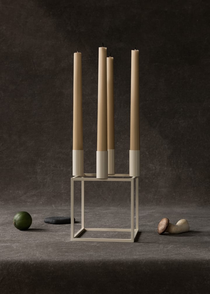 Kubus 4 kandelaar, Ivory Audo Copenhagen