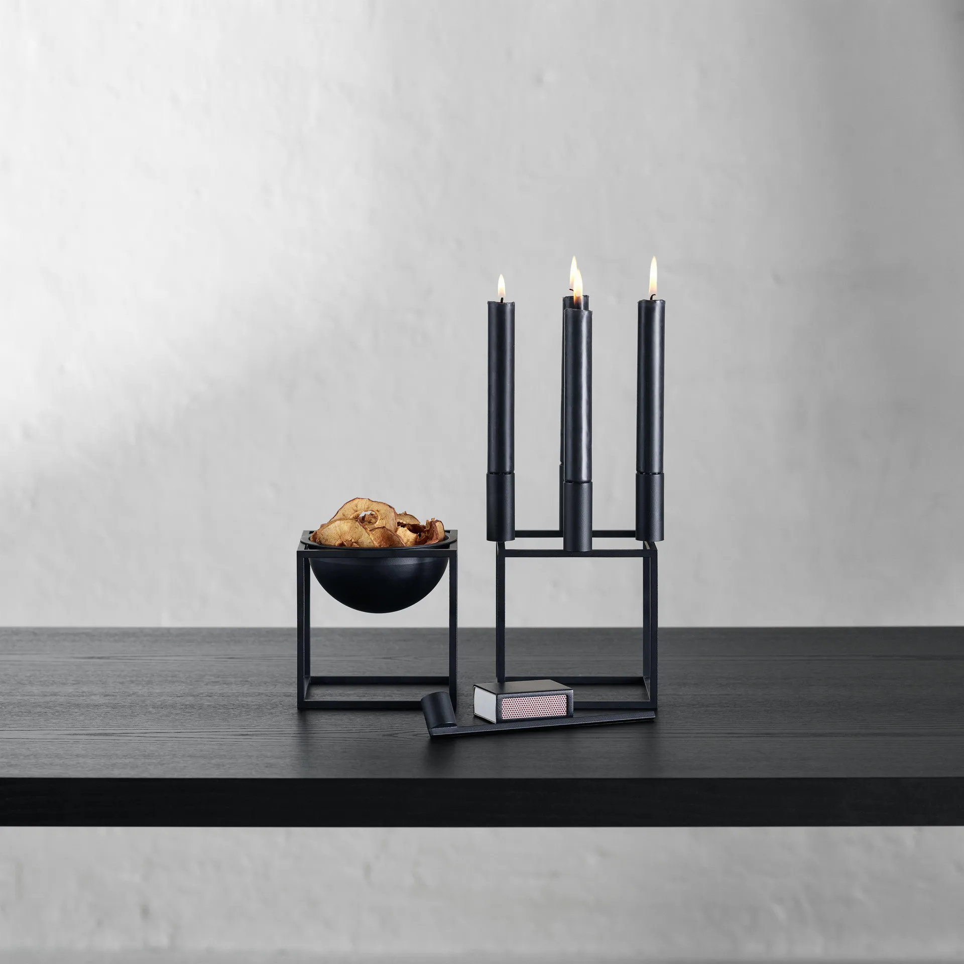 Kubus kaarsendover, zwart Audo Copenhagen