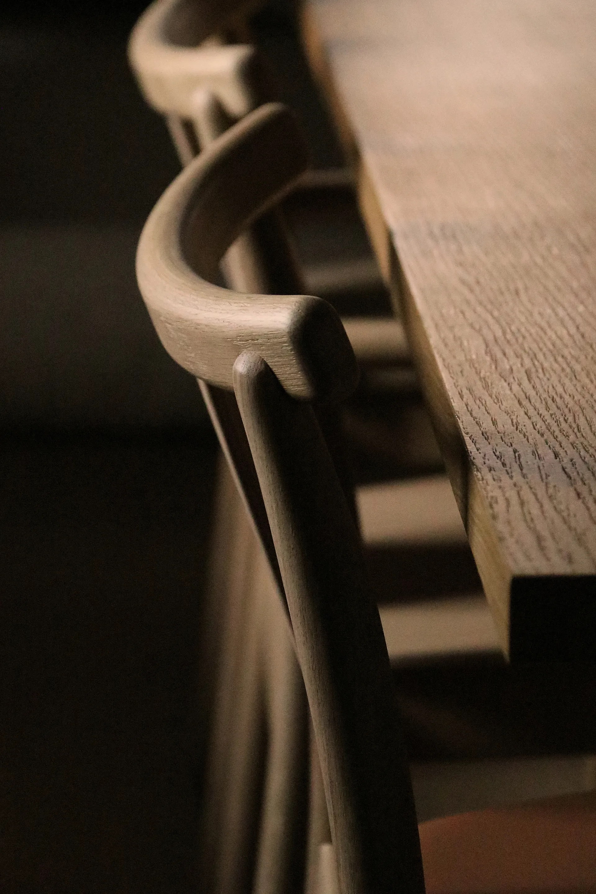 Merkur stoel met kussen, Oak- Dakar 0250 cognac Audo Copenhagen