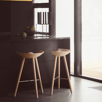 ML 42 Barkruk - soap treated oak, brass - Audo Copenhagen