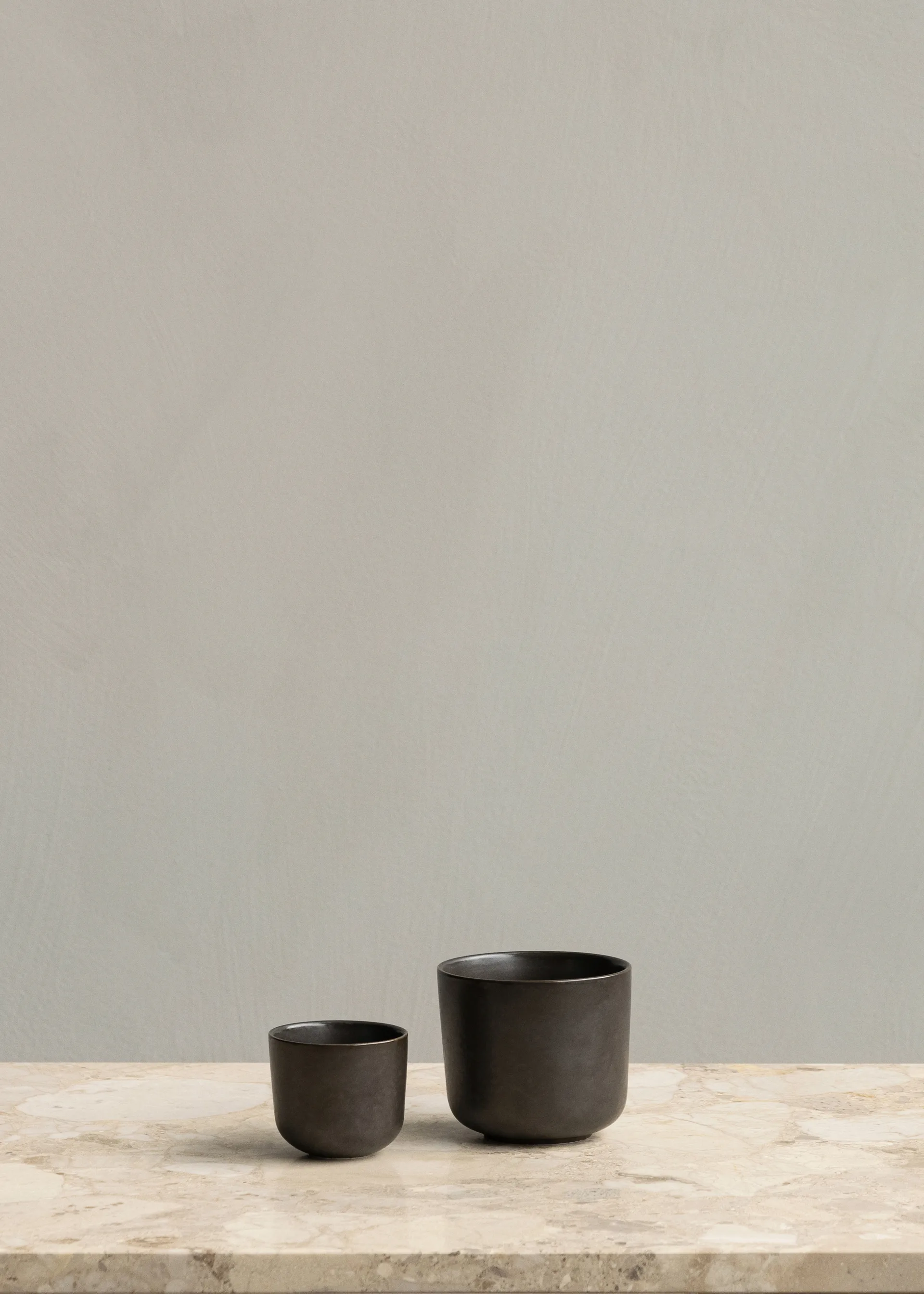 New Norm beker 26 cl 2-pack, Donker geglazuurd Audo Copenhagen