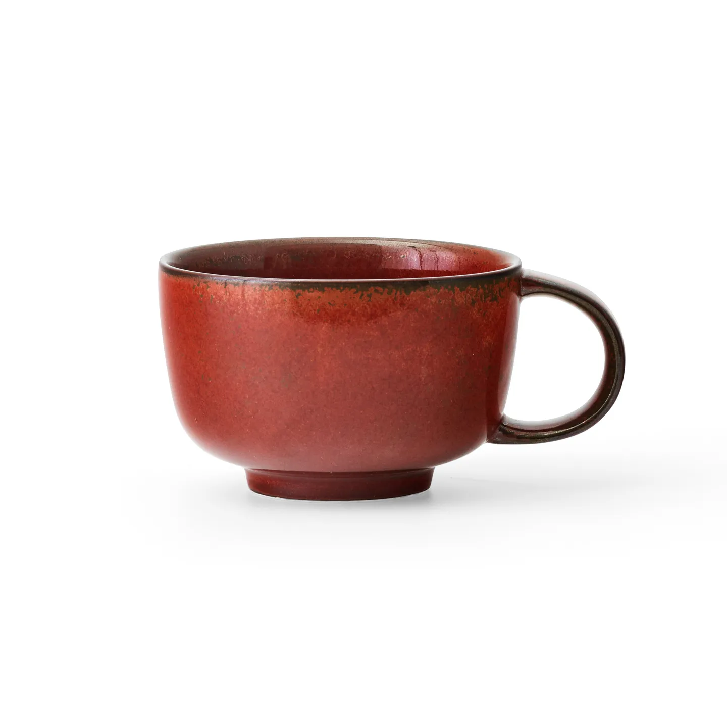 New Norm beker met oor 25 cl 2-pack, Rood geglazuurd Audo Copenhagen