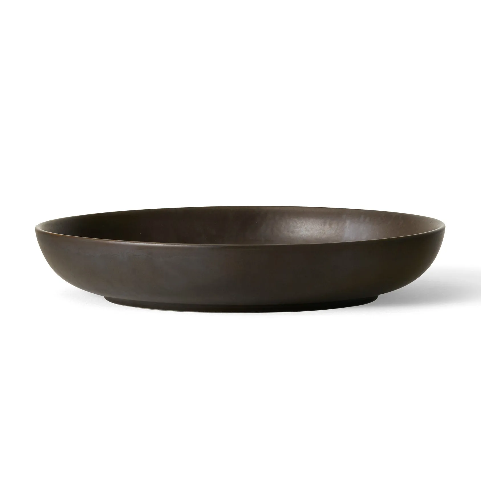 New Norm bord Ø21 cm, Donker geglazuurd Audo Copenhagen