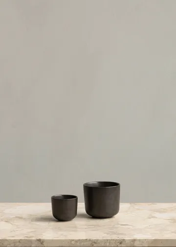 New Norm espressokopje 8,5 cl 2-pack - Donker geglazuurd - Audo Copenhagen