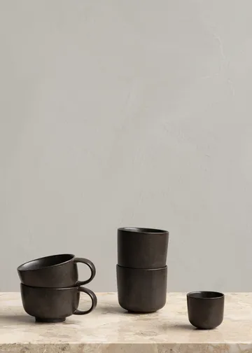 New Norm espressokopje 8,5 cl 2-pack - Donker geglazuurd - Audo Copenhagen