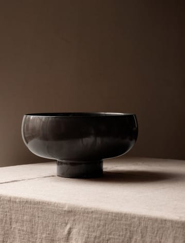 New Norm fruitschaal Ø25 cm - Donker geglazuurd - Audo Copenhagen
