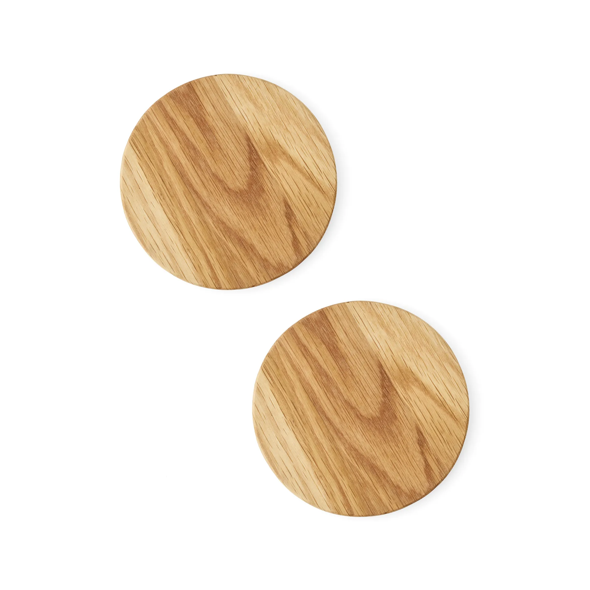New Norm glasonderzetter van hout 2-pack, Geolied eikenhout Audo Copenhagen