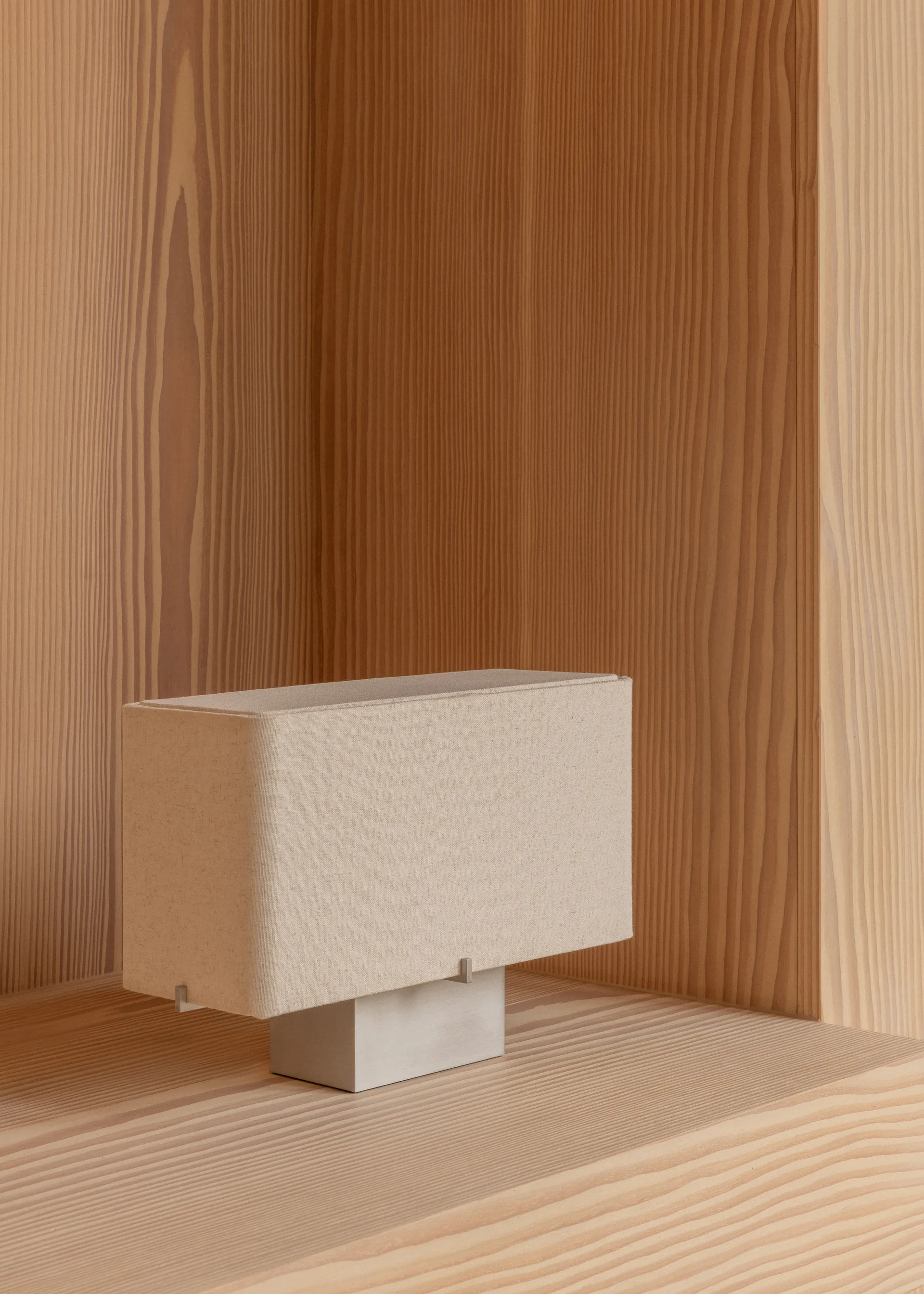 Nonna tafellamp 24 cm, Geborsteld aluminium-sand Audo Copenhagen