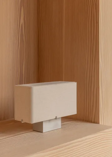 Nonna tafellamp 24 cm - Geborsteld aluminium-sand - Audo Copenhagen