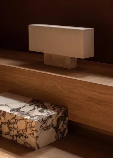 Nonna tafellamp 30 cm - Travertine-sand - Audo Copenhagen