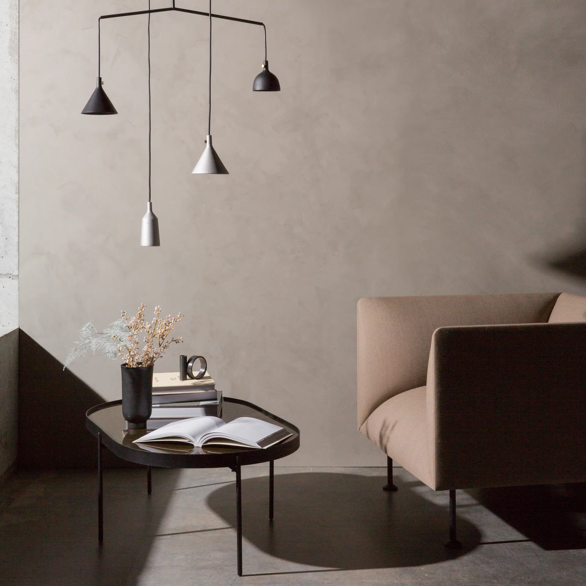 NoNo salontafel L 59,5x96,5 cm, Zwart-bruin Audo Copenhagen