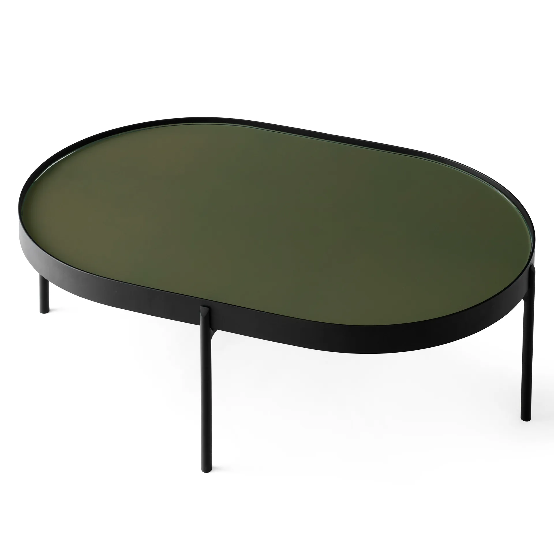 NoNo salontafel L 59,5x96,5 cm, Zwart-donkergroen Audo Copenhagen