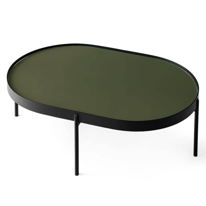 NoNo salontafel L 59,5x96,5 cm - Zwart-donkergroen - Audo Copenhagen