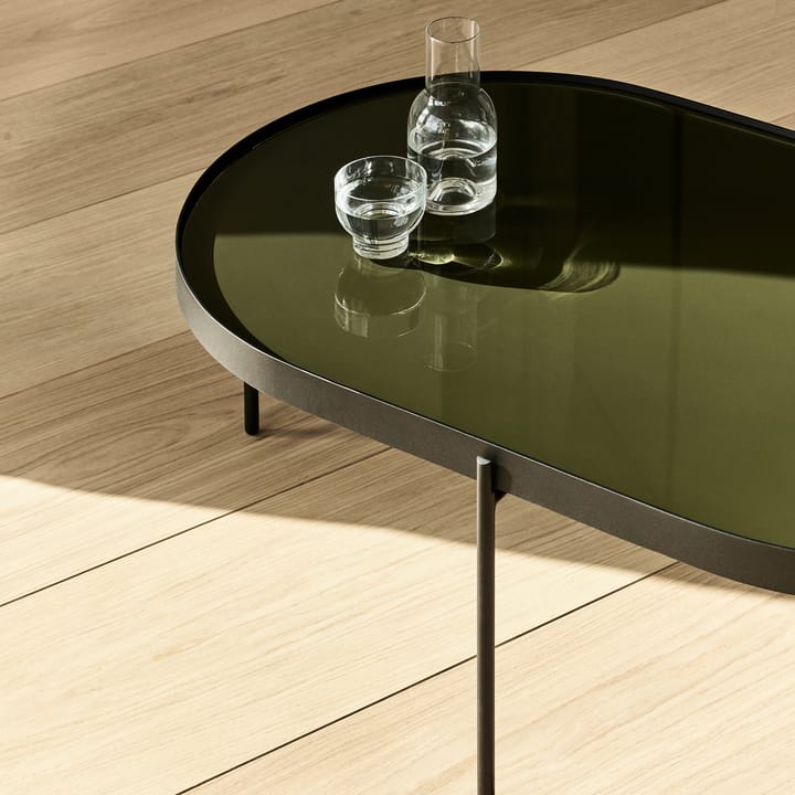 NoNo salontafel L 59,5x96,5 cm - Zwart-donkergroen - Audo Copenhagen