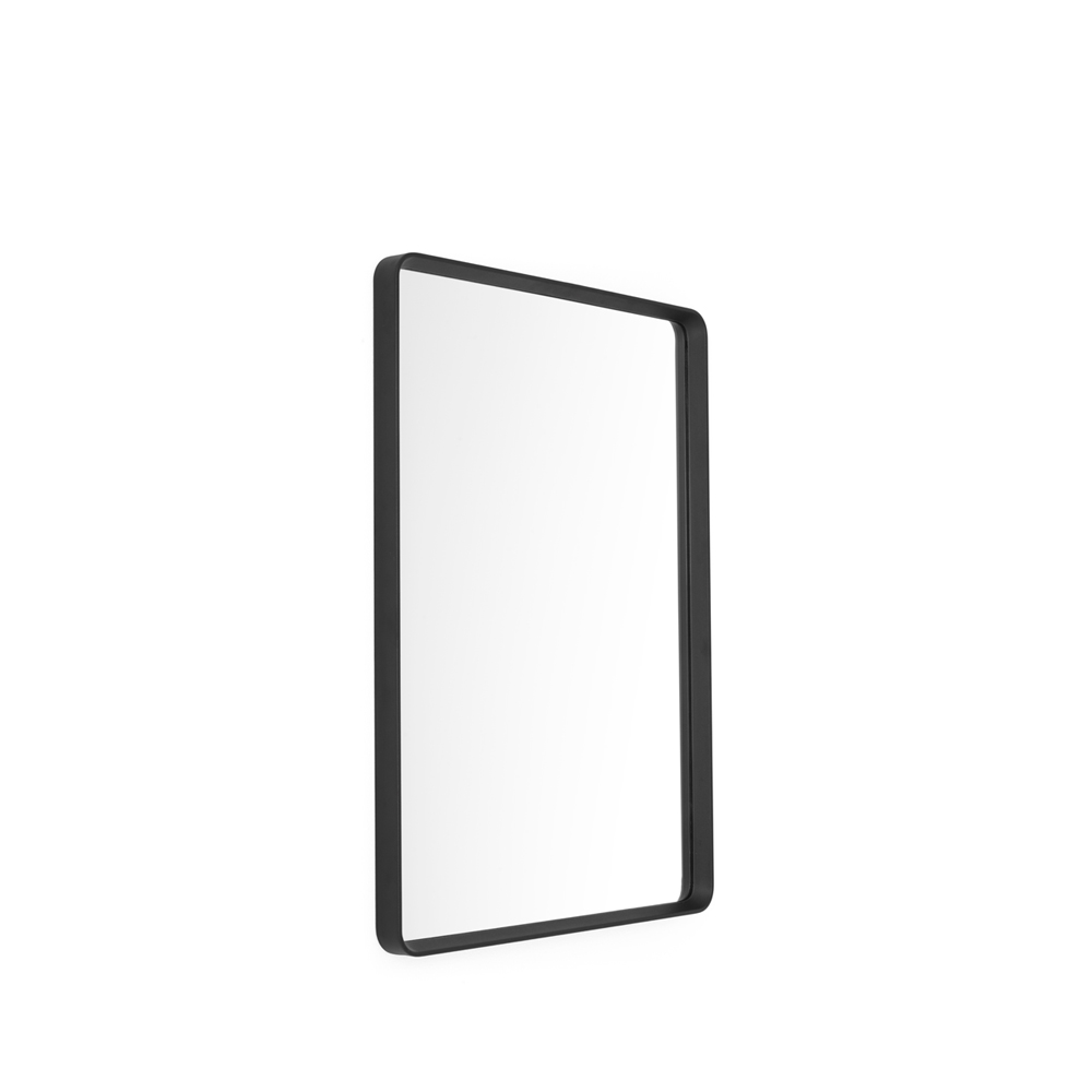 Audo Copenhagen Norm spiegel zwart, rechthoekig