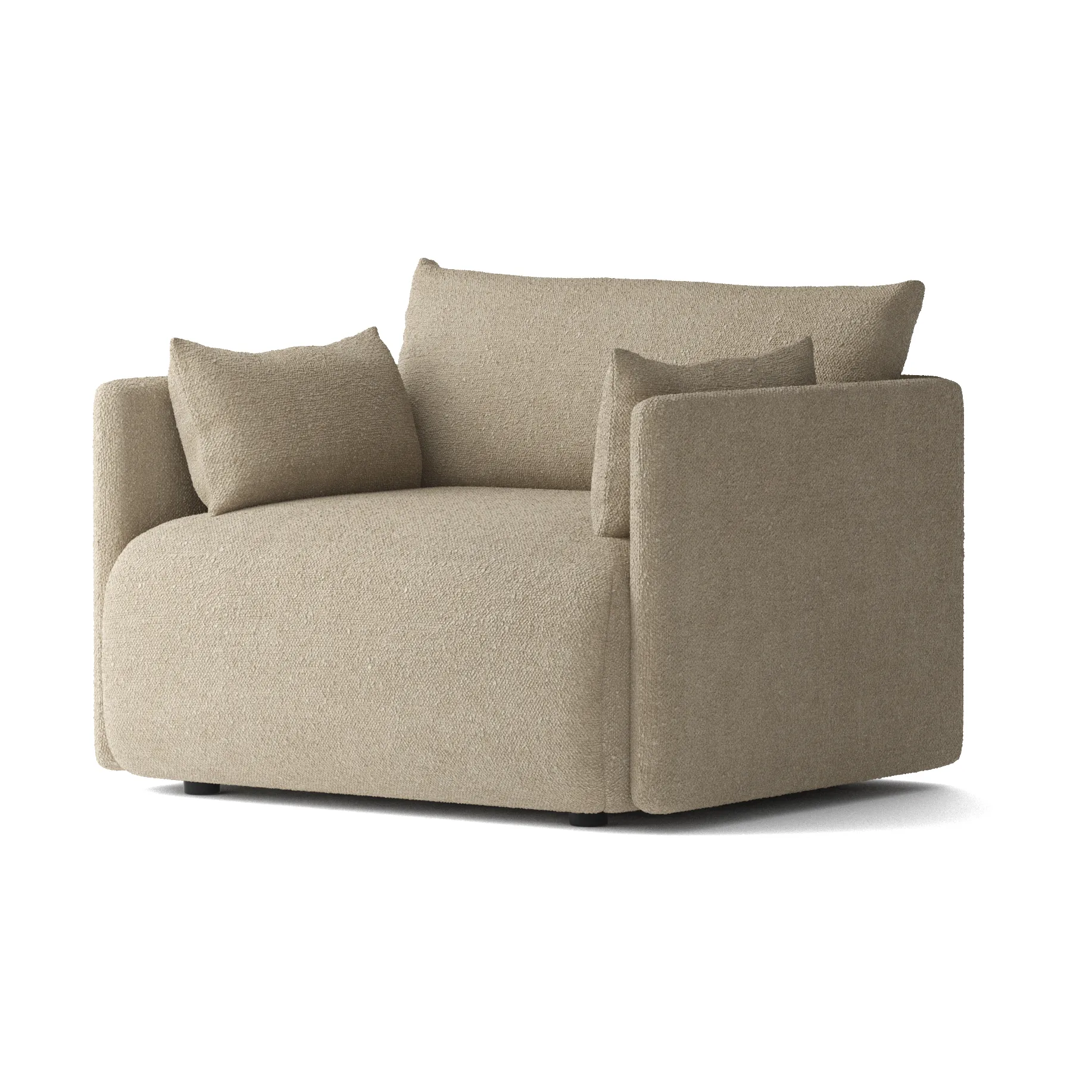 Offset fauteuil, Audo Bouclé 02 Beige Audo Copenhagen