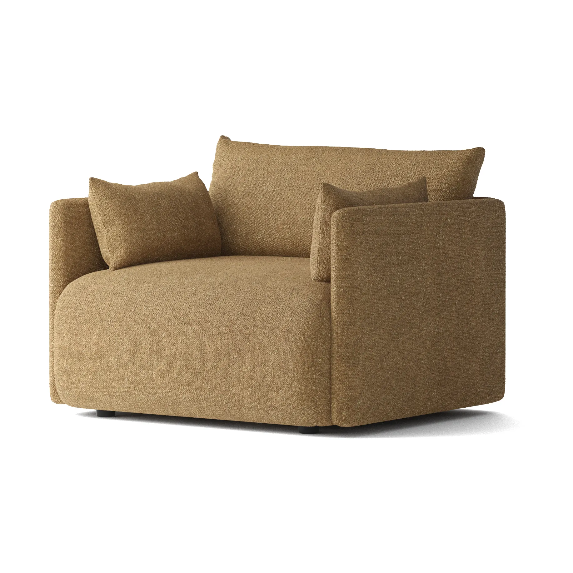 Offset fauteuil, Audo Bouclé 06 Gold Audo Copenhagen