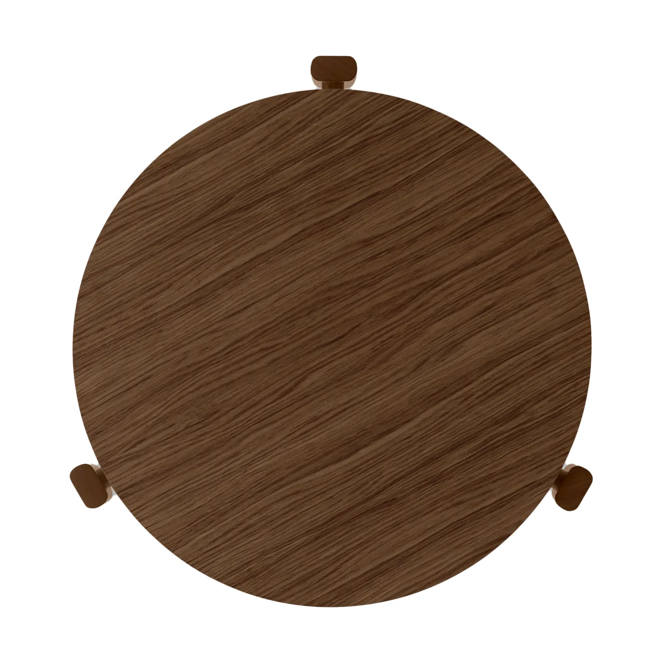 Passage salontafel, Donkergebeitst eiken,Ø50 cm Audo Copenhagen