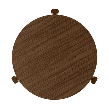 Passage salontafel - Donkergebeitst eiken,Ø50 cm - Audo Copenhagen