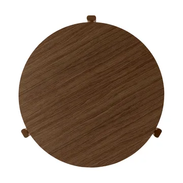 Passage salontafel - Donkergebeitst eiken,Ø70 cm - Audo Copenhagen