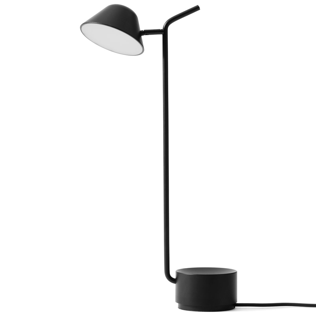 Audo Copenhagen Peek tafellamp Zwart | Scandinavisch Interieur | Bureau- & tafellampen | Zwart