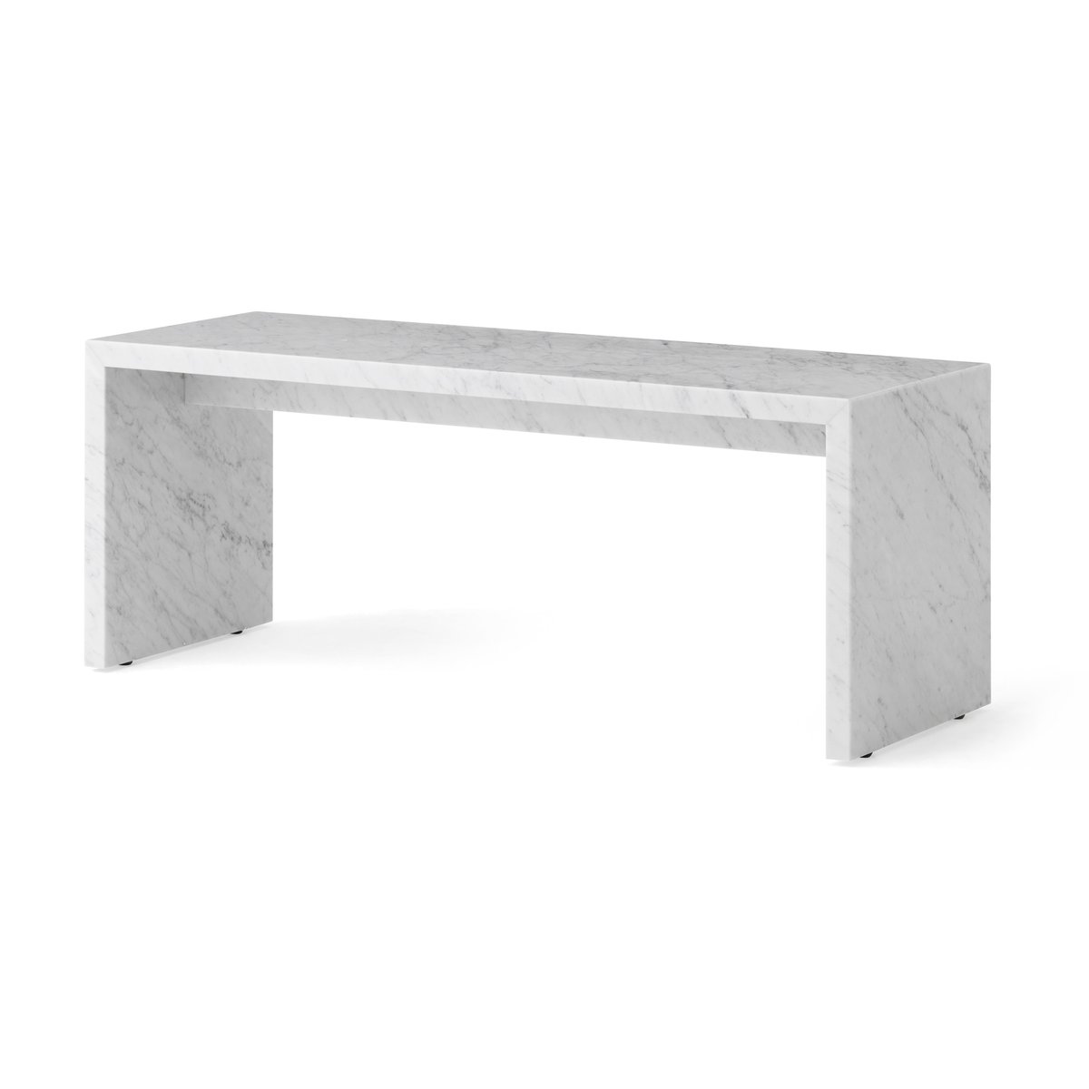 Audo Copenhagen Plinth Bridge sideboard Carrara | Scandinavisch Interieur | Bijzettafels | Wit