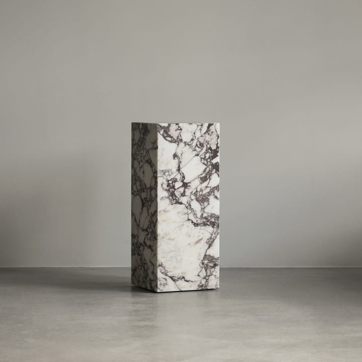 Plinth Pedestal piëdestal, Calacatta Viola Audo Copenhagen
