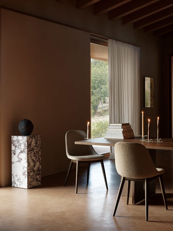 Plinth Pedestal piëdestal, Calacatta Viola Audo Copenhagen