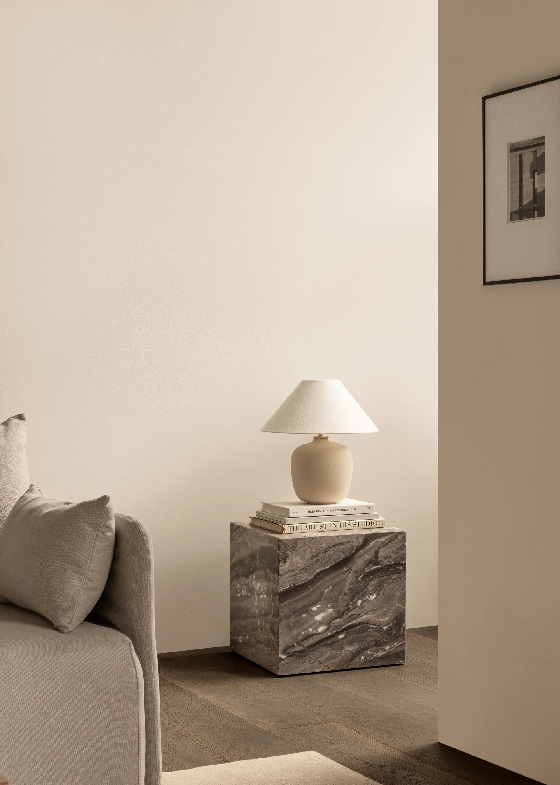 Plinth salontafel, Grey galaxy, cube Audo Copenhagen