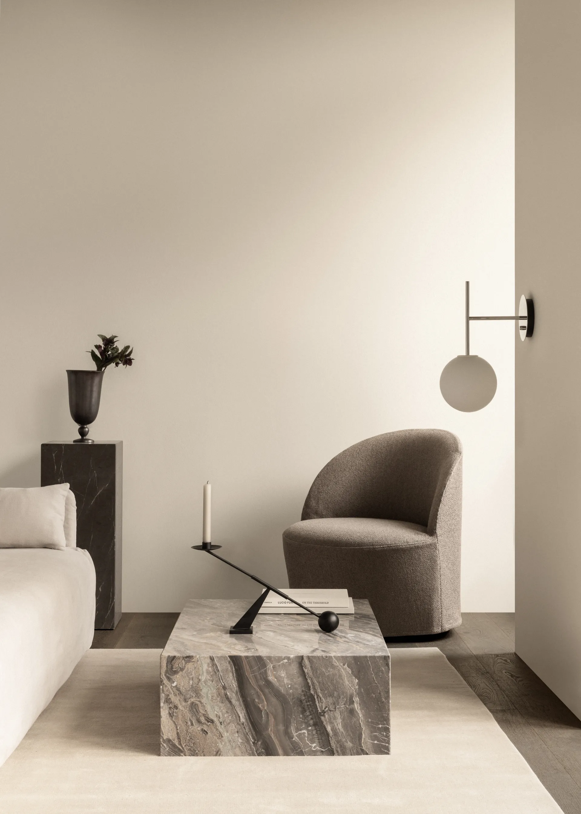 Plinth salontafel, Grey galaxy, low Audo Copenhagen