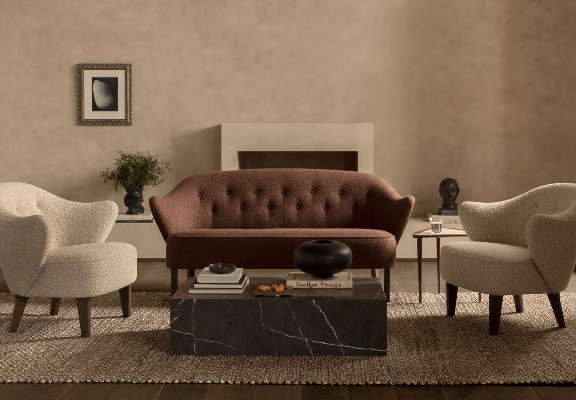 Plinth salontafel, grey, low Audo Copenhagen