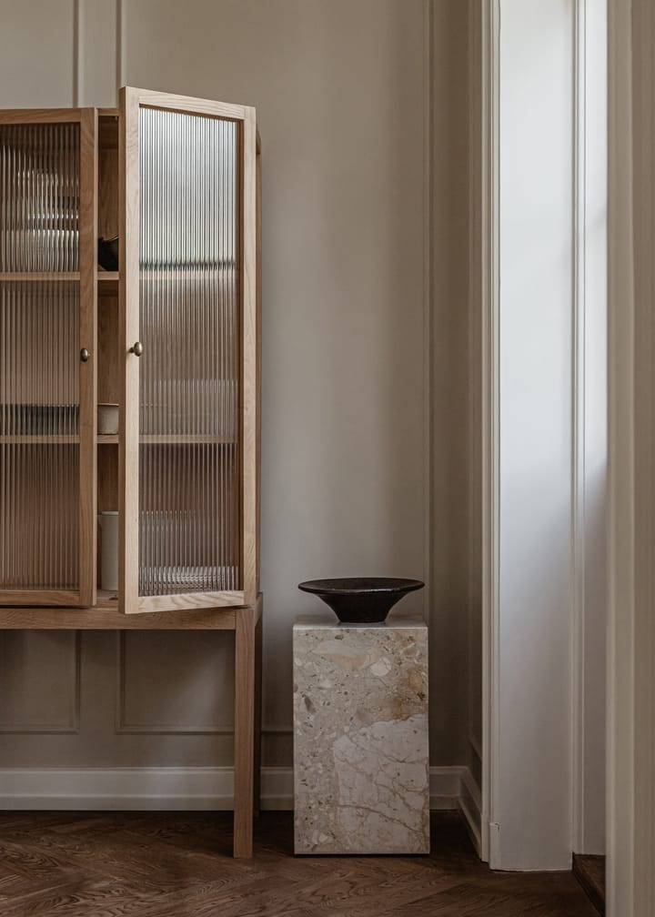 Plinth tall bijzettafel 30x30x51 cm, Kunis Breccia Audo Copenhagen