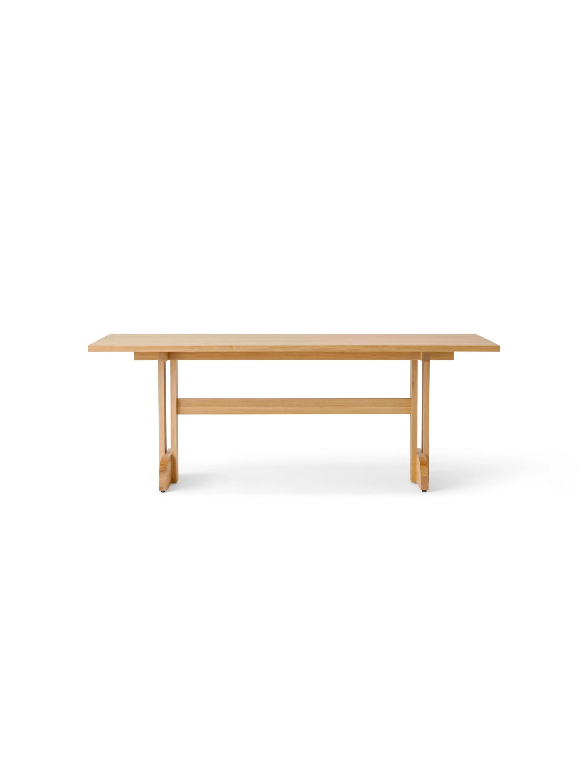 Puffin eettafel eiken massief naturel, Naturel eiken, 200x95 cm Audo Copenhagen