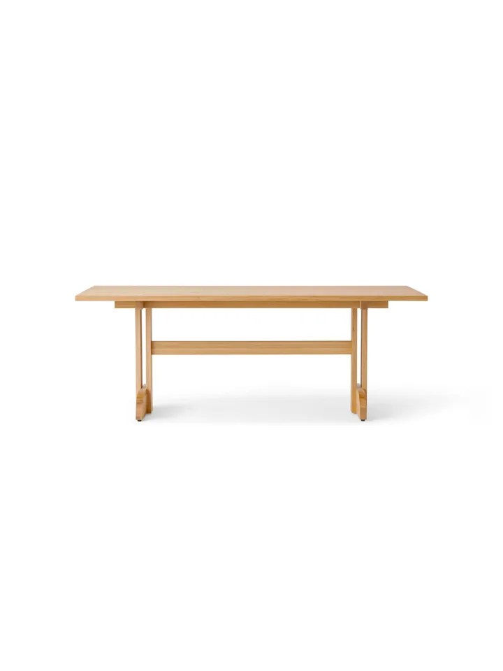 Puffin eettafel eiken massief naturel - Naturel eiken, 200x95 cm - Audo Copenhagen
