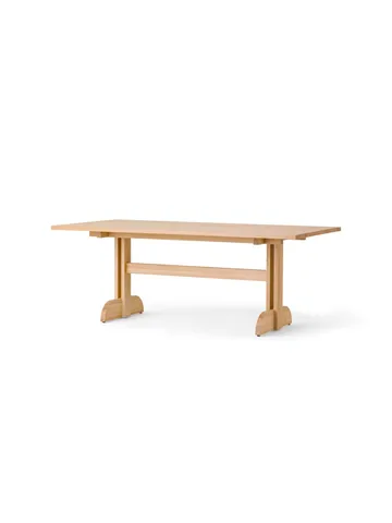 Puffin eettafel eiken massief naturel - Naturel eiken, 200x95 cm - Audo Copenhagen
