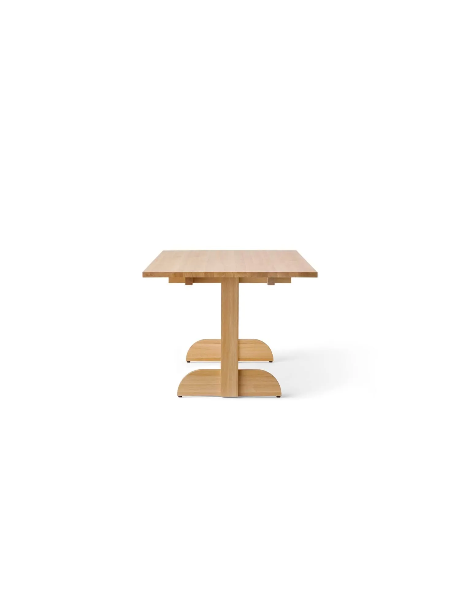 Puffin eettafel eiken massief naturel, Naturel eiken, 200x95 cm Audo Copenhagen