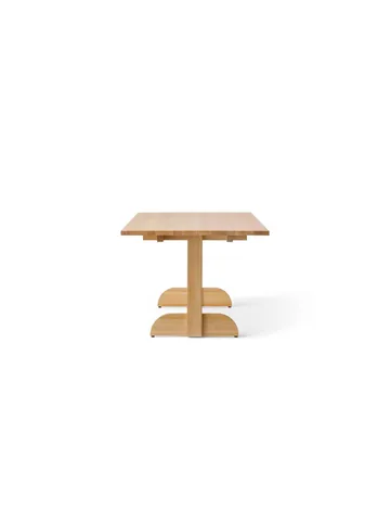 Puffin eettafel eiken massief naturel - Naturel eiken, 200x95 cm - Audo Copenhagen