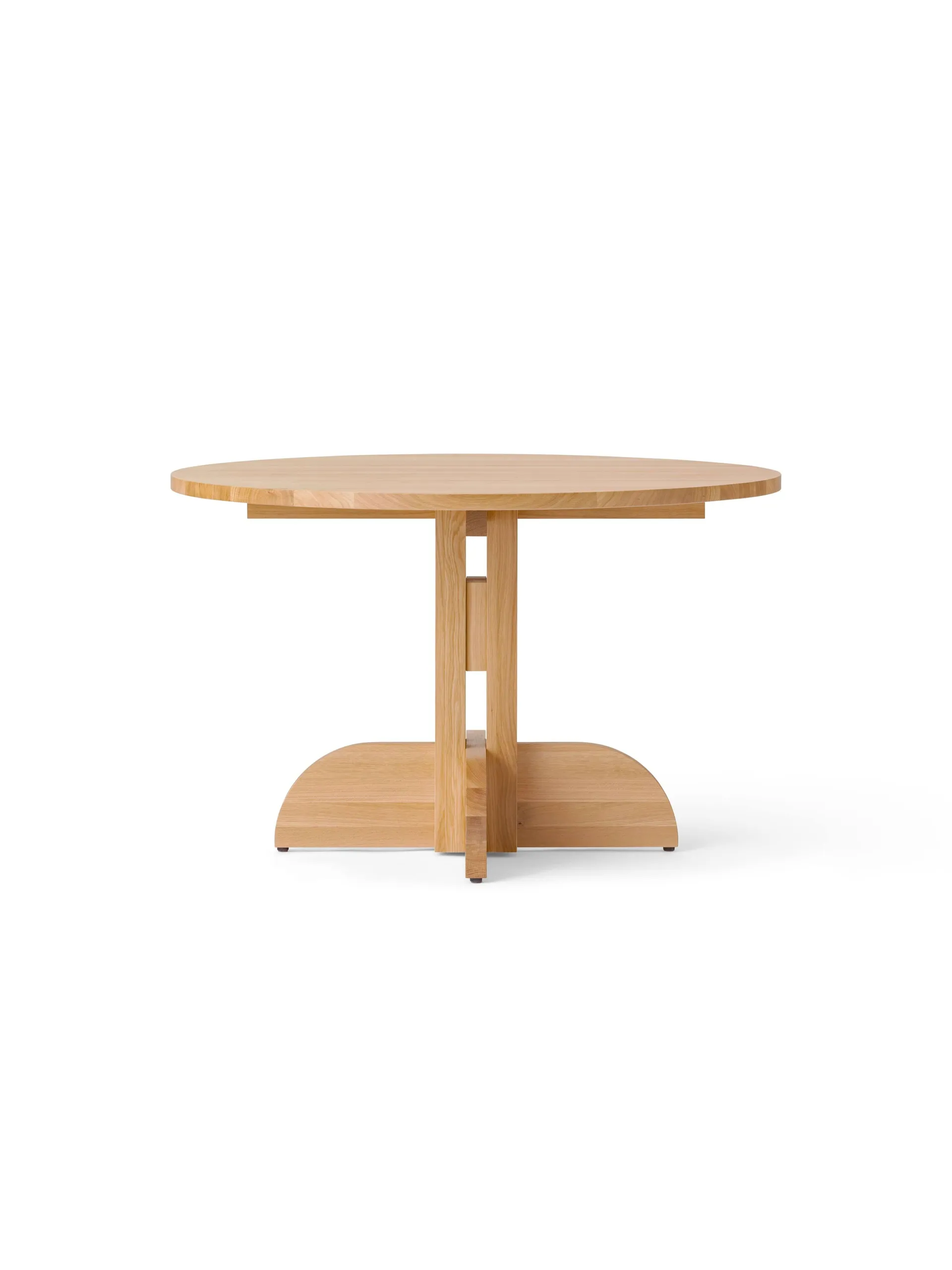 Puffin eettafel eiken massief naturel, Natuurlijk eiken, Ø120 cm Audo Copenhagen