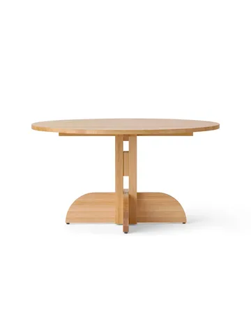Puffin eettafel eiken massief naturel - Natuurlijk eiken, Ø140 cm - Audo Copenhagen