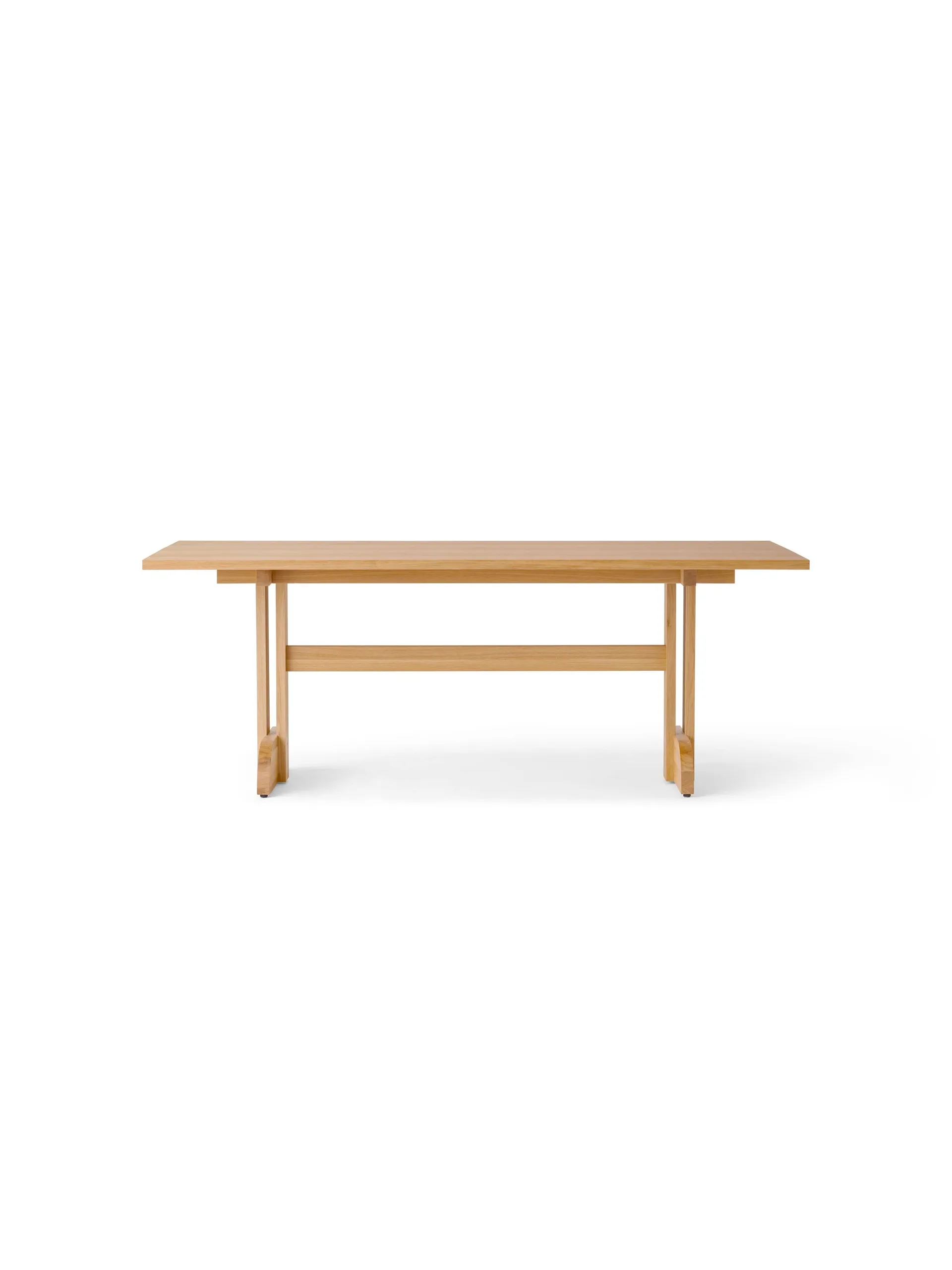 Puffin eettafel eikenfineer Natural, Natuurlijk eikenfineer, 200x95 cm Audo Copenhagen