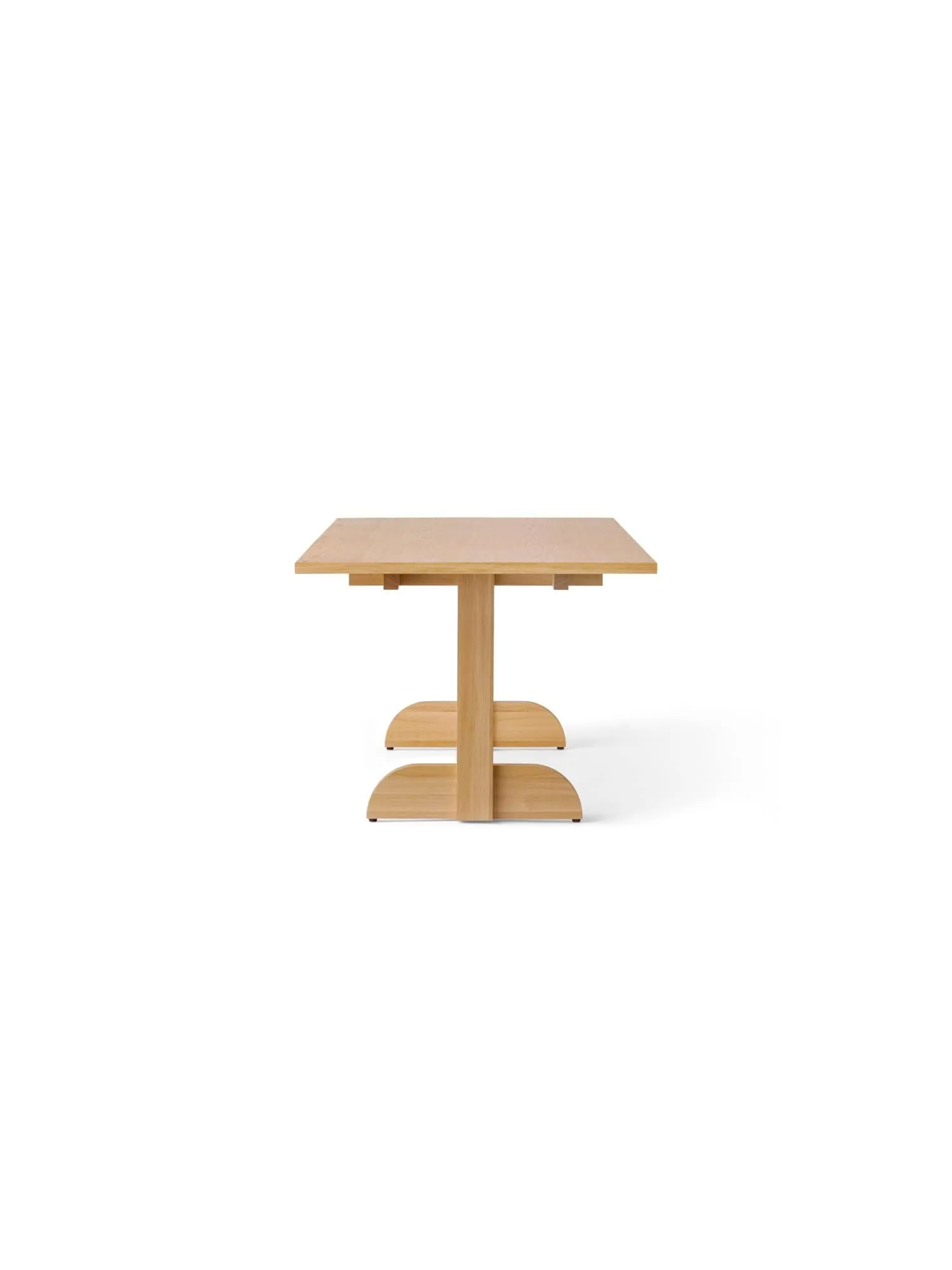 Puffin eettafel eikenfineer Natural, Natuurlijk eikenfineer, 200x95 cm Audo Copenhagen