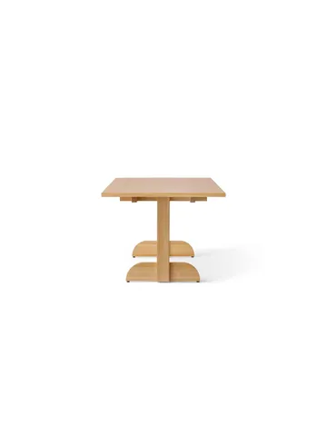 Puffin eettafel eikenfineer Natural - Natuurlijk eikenfineer, 200x95 cm - Audo Copenhagen