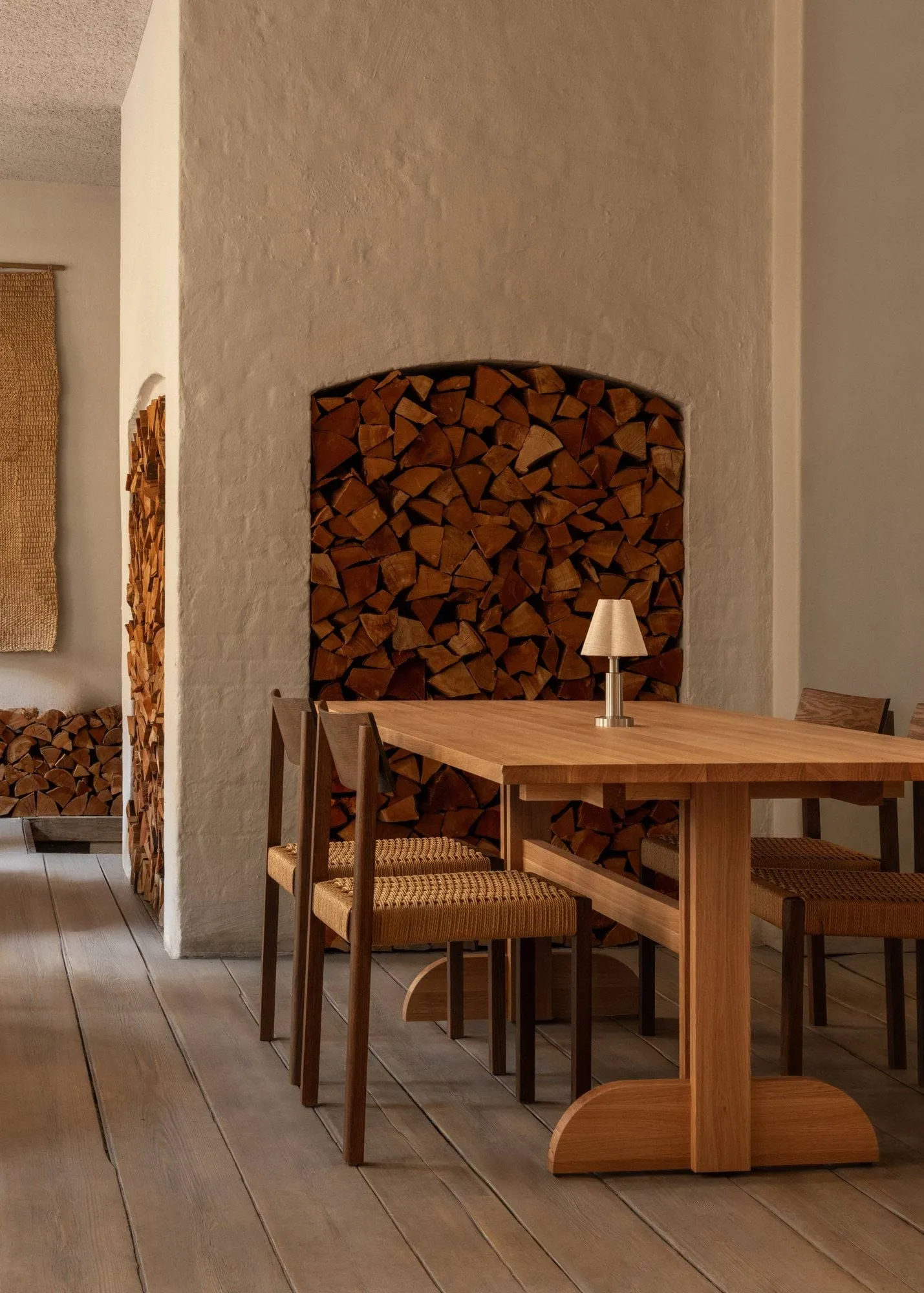 Puffin eettafel eikenfineer Natural, Natuurlijk eikenfineer, 200x95 cm Audo Copenhagen