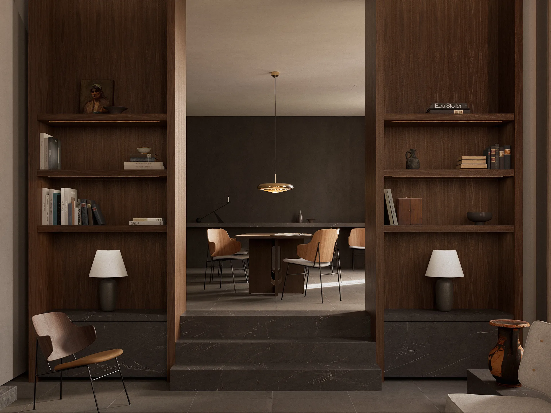 Resonant hanglamp Ø53 cm, Messing Audo Copenhagen