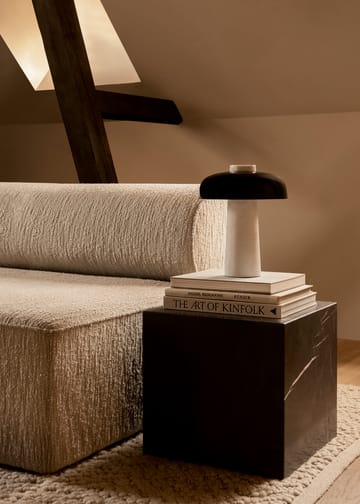 Reverse tafellamp 30 cm - Carrara-black - Audo Copenhagen