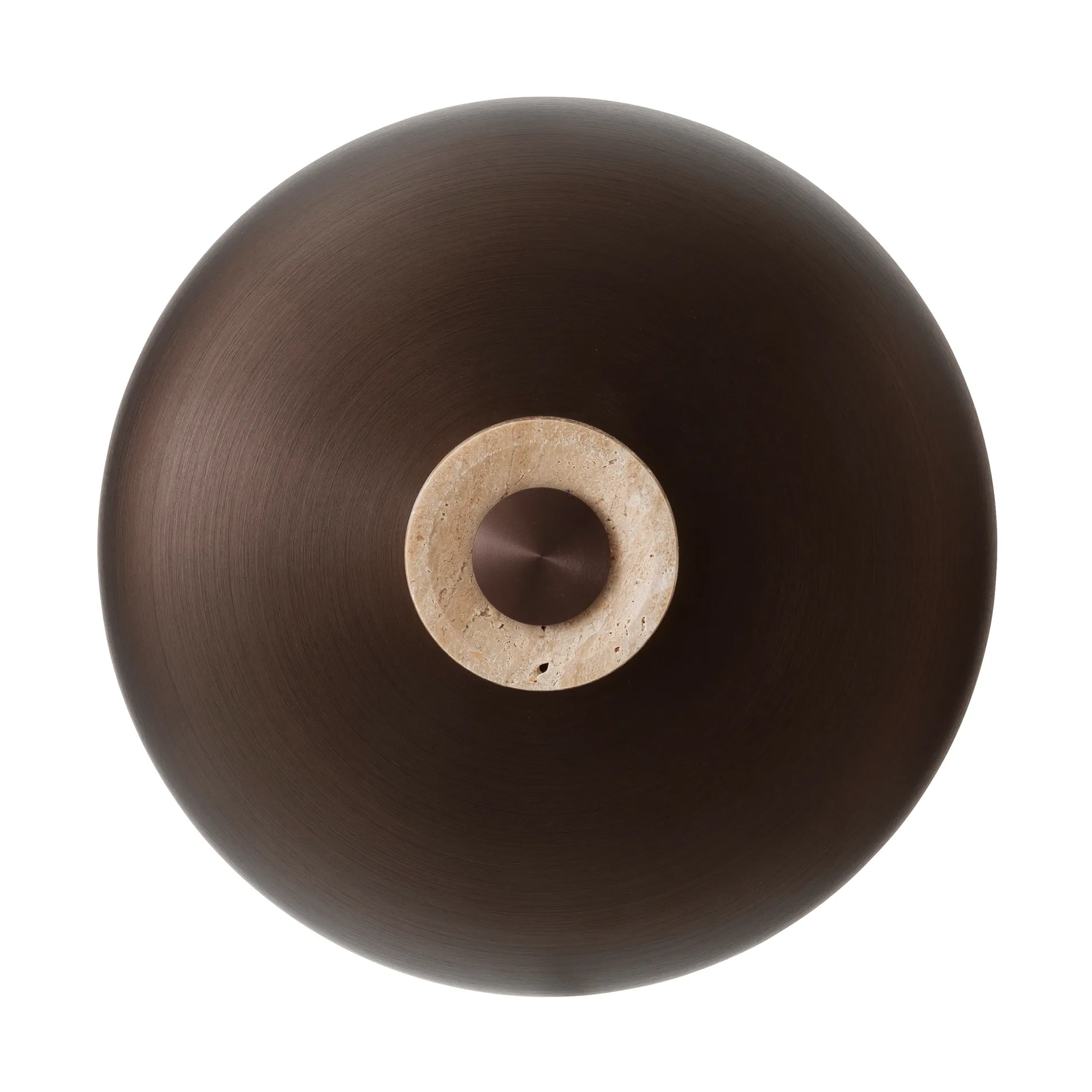 Reverse wandlamp vaste installatie, Bronzed aluminium Audo Copenhagen