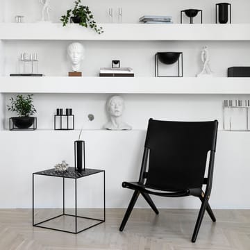 Saxe fauteuil - leer bruin, bruingeolied eiken onderstel - Audo Copenhagen