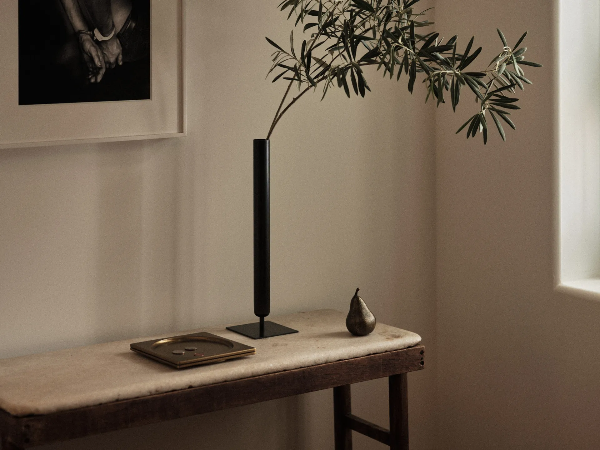 Sentimant decoratie peer, Messing Audo Copenhagen