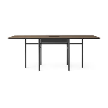 Snaregade Conference table vergadertafel - Zwart-donkergebeitst eikenhout 90x200 cm - Audo Copenhagen